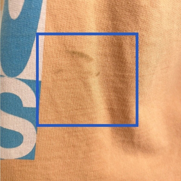 Outdoor Voices Apricot Sweatshirt with Blue Graphic - Picture 5 of 5